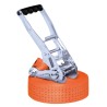 8 Stück TECTOR® Ratschengurte 50 mm mit einer Tragkraft von 5000 daN in leuchtendem Orange