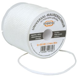 6 Rollen Universal-Maurerschnur 1,7 mm – hochreissfest, 100 Meter