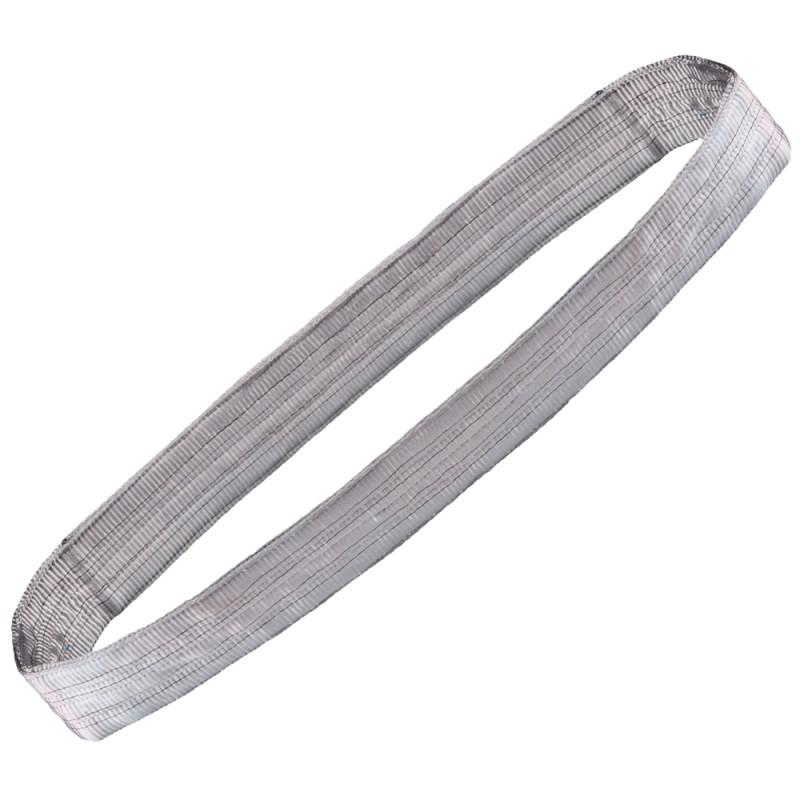 100 Stück TECTOR® Einweg-Hebeband, DIN 60005, WLL 750 kg, grau, ideal für sichere Lastenhebung