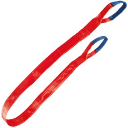2 Stück TECTOR® Hebeband, 2-lagig, WLL 5000 kg, 150 mm breit, rot