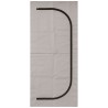 1 Stück TECTOR® PVC Reissverschluss-Tür 100 x 200 cm, 450 g/m², robust und vielseitig einsetzbar