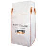 90 Stück TECTOR BIGBAG Mineralwolle mit 4 Hebeschlaufen, beschichtet, 125 x 125 x 150 cm