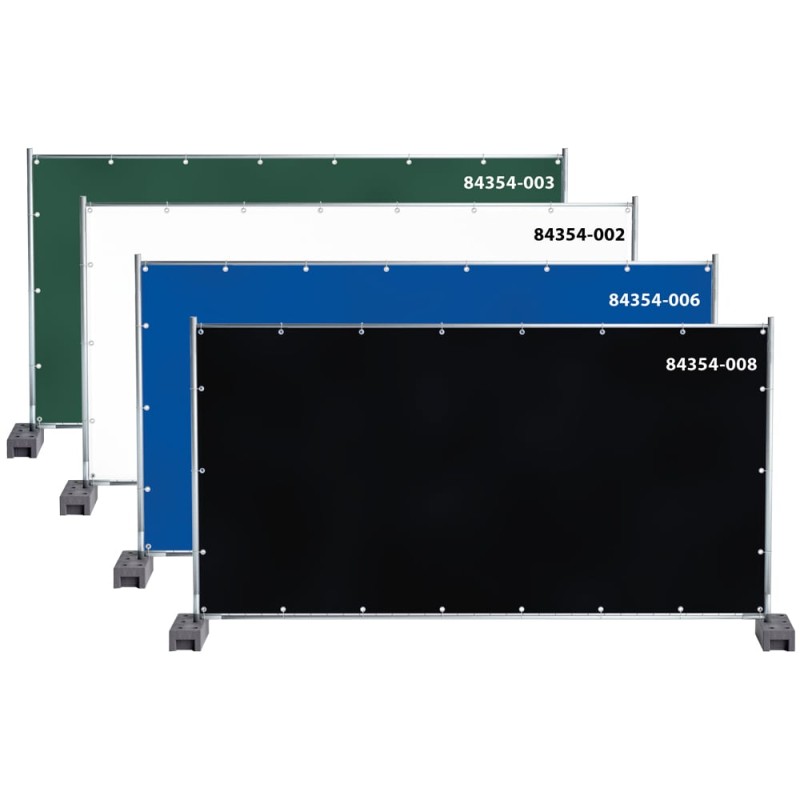 1 Stück PE-Bauzaunplane 150 g/m² mit Aluminiumösen, 1,76 m x 3,41 m