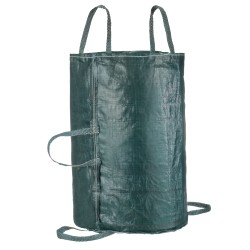 120 Stück TECTOR® Gartenbag 55 x 85 cm mit 5 Schlaufen, ca 200 Liter Volumen, strapazierfähiges Material