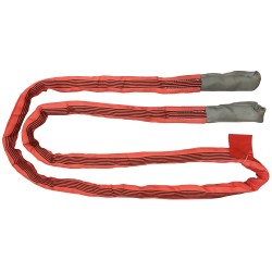 1 Stück TECTOR® Abschleppschlinge mit Warnfähnchen – Bruchlast 35000 kg, rot