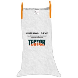 250 Stück Tector KMF-Säcke mit Hebeschlaufen, beschichtet, 140 x 220 cm, mit Verschlussband