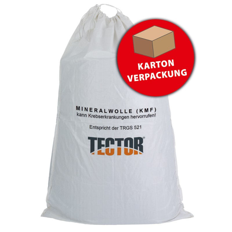 50 Stück TECTOR KMF-Sack beschichtet mit Kordel im Saum, 140 x 220 cm, vielseitig einsetzbar