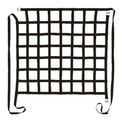 1 Stück TECTOR® Gurtbandnetz zur Ladungssicherung, 25 mm stark, schwarz, ideal für sicheres Transportieren