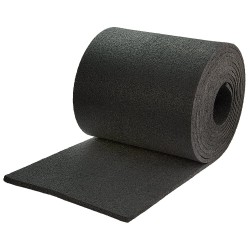 1 Rolle Tector Antirutschmatte, schwarz, 250 mm x 5000 mm x 8 mm für sicheren Halt und Rutschfestigkeit