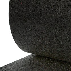 1 Rolle Tector Antirutschmatte, schwarz, 250 mm x 5000 mm x 8 mm für sicheren Halt und Rutschfestigkeit