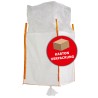 10 Stück TECTOR® Karton-Bigbag mit Schürze, Tragkraft 1000 kg, 90 x 90 x 115 cm, 4 Schlaufen