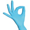 10 Box LANTAU STRONGHAND® Nitrilhandschuhe, blau, lang, puderfrei, EN ISO 374, Kat 3