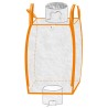 10 Stück TECTOR BIGBAG mit Einlauf und Auslauf, staubdicht, Tragkraft 1250 kg, 90 x 90 x 115 cm, 4 Schlaufen