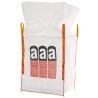 120 Stück BIGBAG für Asbest, beschichtet, TECTOR®, Tragkraft 1000 kg, 90 x 90 x 110 cm, robust und sicher