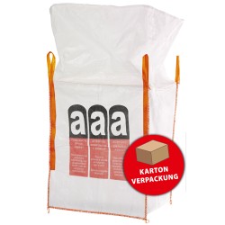 10 Stück TECTOR® Karton-Bigbag für Asbest, beschichtet, Tragkraft 1000 kg, 90 x 90 x 110 cm