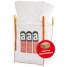10 Stück TECTOR® Karton-Bigbag für Asbest, beschichtet, Tragkraft 1000 kg, 90 x 90 x 110 cm
