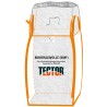 150 Stück TECTOR BIGBAG Mineralwolle mit 4 Hebeschlaufen, beschichtet, transparentes Gewebe, 90 x 90 x 120 cm