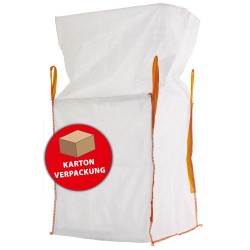 10 Stück TECTOR BIGBAG mit Schürze, Tragkraft 1000 kg, 90 x 90 x 110 cm, 4 Schlaufen, robust und vielseitig