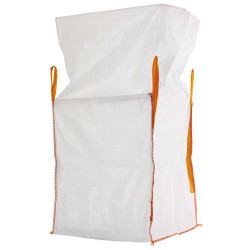 50 Stück TECTOR BIGBAG mit Schürze für hohe Tragkraft bis 1250 kg, 100 x 100 x 200 cm, 4 Schlaufen
