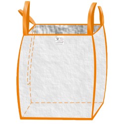 120 Stück Tector BIG BAG oben offen Tragkraft 1000 kg - 90 x 90 x 110 cm mit 4 Schlaufen