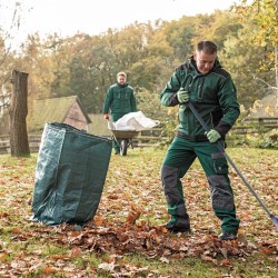 10 Stück TECTOR® Gartenbag 55 x 85 cm mit 5 Schlaufen, ca 200 Liter Volumen