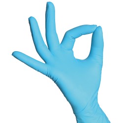 10 Box Stronghand® Nitrilhandschuhe blau puderfrei EN ISO 374 kat 3 MDR lebensmittelgeeignet