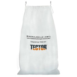 250 Stück Tector KMF-Sack mit Hebeschlaufen, beschichtet, 140 x 220 cm, mit Kordel im Saum