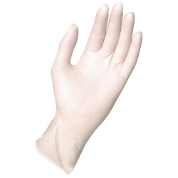 10 Box SEMPERGUARD Latex Force Handschuhe, puderfrei, weiss, Lebensmittel geeignet, Kategorie 3