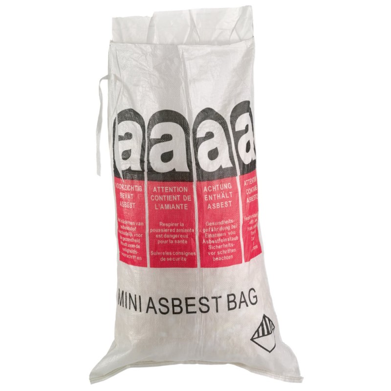 500 Stück TECTOR® Asbestbeutel, unbeschichtet, 70 x 110 cm, PE-Inliner
