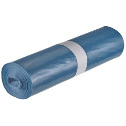 1 Rolle 100MY Abfallsäcke, blau, 120 Liter, 700x1100 mm, 20 Stück/Rolle