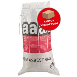 10 Stück TECTOR® Mini-Asbestbeutel, unbeschichtet, 70 x 110 cm, mit PE-Inliner für sicheren Transport
