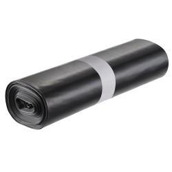 1 Rolle 20 Stück Entsorgungsbeutel, schwarz, 800 x 1200 mm, 100 MY, robust und langlebig