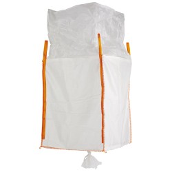 100 Stück TECTOR BIGBAG mit Schürze und 4 Schlaufen, Tragkraft 1000 kg, 90 x 90 x 115 cm, robust und vielseitig