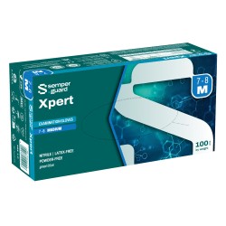 10 Box XPERT SEMPERGUARD Nitril-Handschuhe puderfrei blau CAT 3 lebensmitteleignet