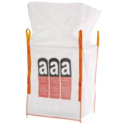 120 Stück BIGBAG für Asbest, beschichtet, TECTOR®, Tragkraft 1000 kg, 90 x 90 x 110 cm, robust und sicher