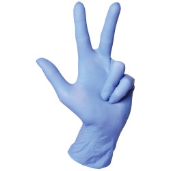 10 Box SEMPERGUARD® SAPPHIRE XP Nitril Handschuhe puderfrei lavendel-blau CAT 3
