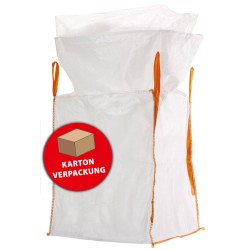 10 Stück TECTOR Bigbag mit Inliner und Schürze, Tragkraft 1000 kg, 90 x 90 x 110 cm, stabil und vielseitig