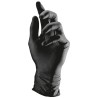 10 Box Semperguard Nitril Handschuhe schwarz, puderfrei, Kategorie 3, für höchsten Schutz und Komfort