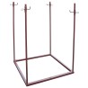 1 Stück BIG BAG Gestell aus lackiertem Stahl, 1,01 m x 1,01 m x 1,40 m, robust und stabil für vielseitige