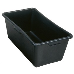 20 Stück Mörtelkasten Schwarz aus robustem Kunststoff für vielseitige Anwendung im Bau- und Gartenbereich