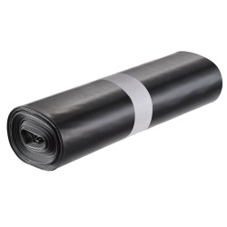 1 Rolle 20 Stück Entsorgungsbeutel, schwarz, 800 x 1200 mm, 100 MY, robust und langlebig