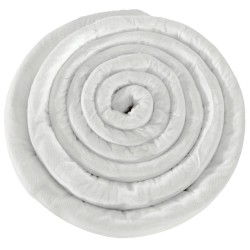 4 Stück Ölsperre mit Karabiner und O-Ring, 12 cm x 3m - 25m, aus 100% PP, in Weiss