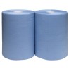 1 Pack Putzpapier 2-lagig 38x36 cm in Blau, 500 Blätter, ideal für vielseitige Anwendungen