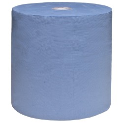 1 Rolle Putzpapier 3-lagig 1000 Blatt blau 38 x 36 cm