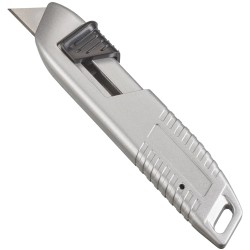 12 Stück Sicherheits-Cutter mit Metallkörper und automatischem Klingenzug – präzise und sicher im Einsatz