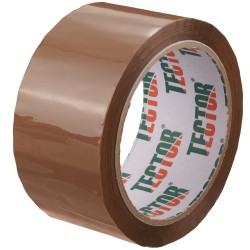 6 Rollen Tector® Packband selbstklebend braun 50 mm x 66 m für sicheren Versand und optimale Haltbarkeit