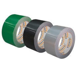 6 Rollen Evertec Gewebeband 48 mm x 50 m grau, strapazierfähiges und vielseitiges Klebeband