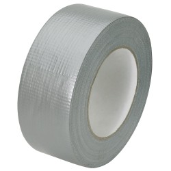 1 Rolle Gewebeband ST101, selbstklebend, grau, 48 mm x 50 m