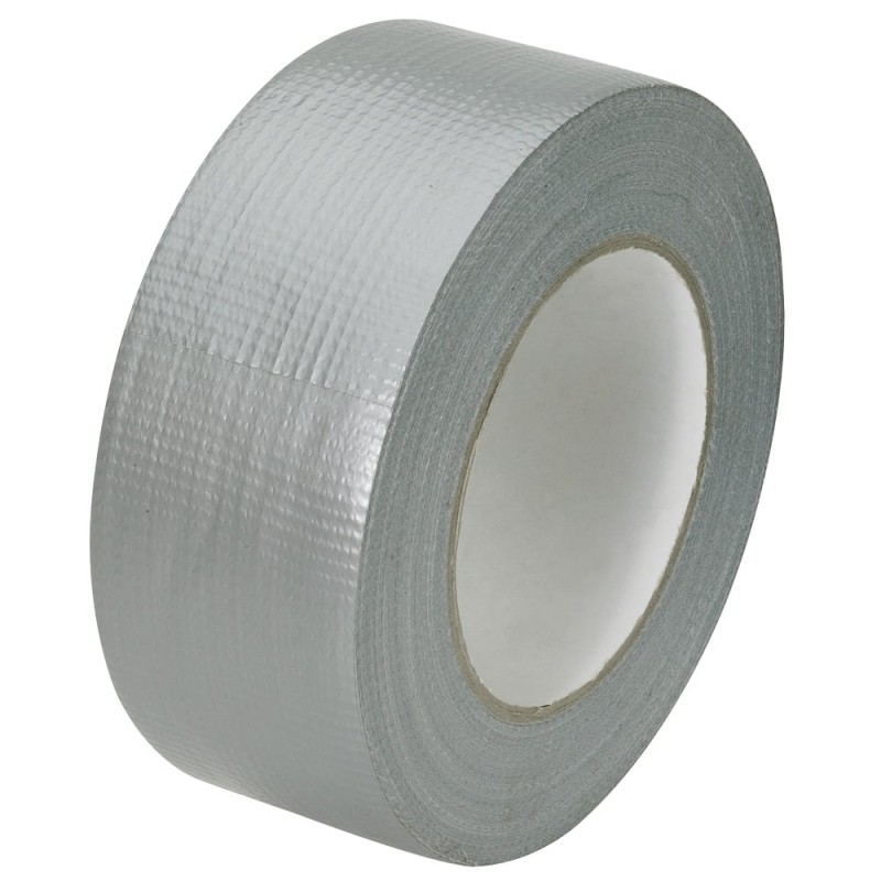 1 Rolle Gewebeband ST101, selbstklebend, grau, 48 mm x 50 m