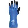 72 Paar FARNHAM STRONGHAND® Handschuhe mit Nitrilbeschichtung, blau/schwarz, Level F Schnittschutz, EN 388
